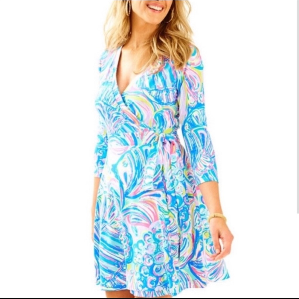 Lilly Pulitzer Emilia Wrap Dress - Sz L